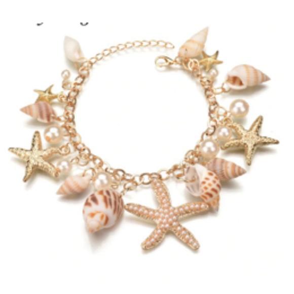 Jewelry - New, starfish shell bracelet.